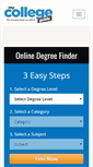 Mobile Screenshot of mycollegeguide.org
